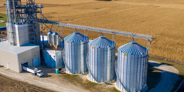 Feed Technology Center arial view.